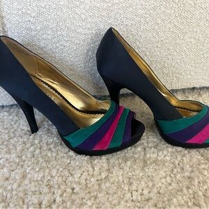 Rampage multi-colored stiletto heels